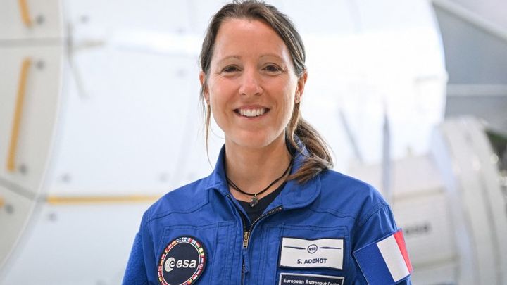 L'astronaute française Sophie Adenot, le 3 mai 2023. (INA FASSBENDER / AFP)