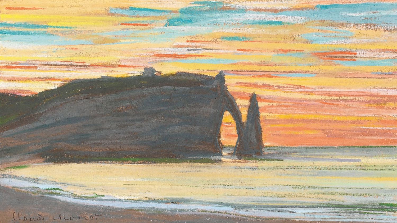 Ünlü Ressamlar Tarafından Beğenilen Étretat Kayalıkları, Lyon Güzel Sanatlar Müzesi'nde Sergileniyor